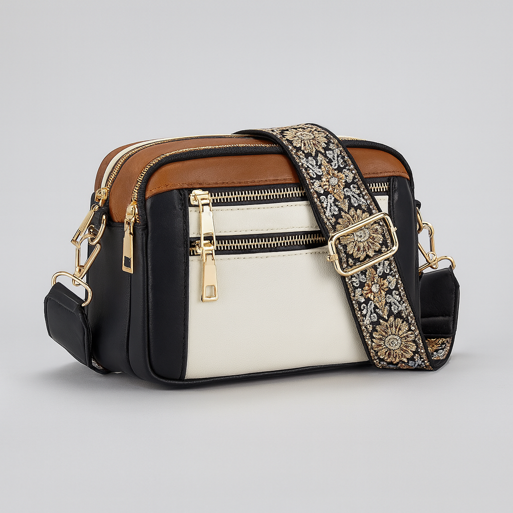 Maxine | Elegante leren schoudertas