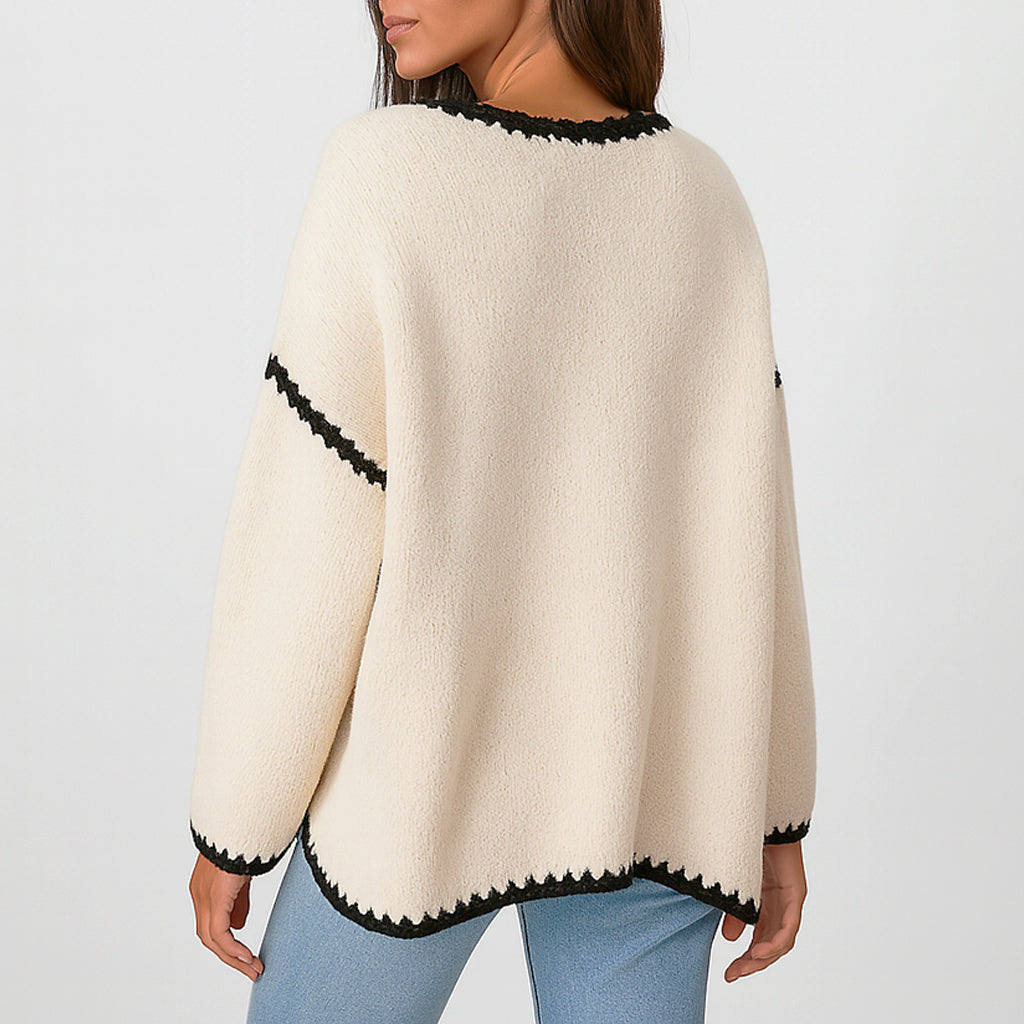 Arabella | Trui met lange mouwen van gebreide stof