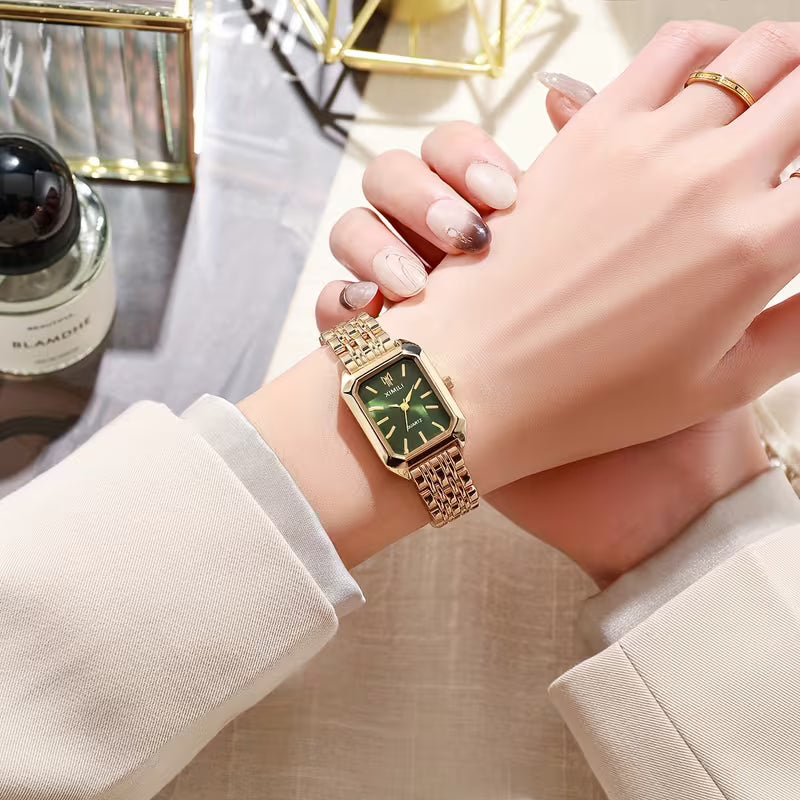 Stylish Five-Bead Bracelet Watch