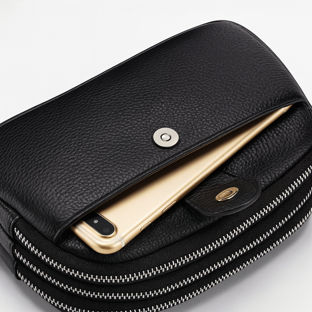 Jasmine | Vintage echte leren schoudertas voor dames