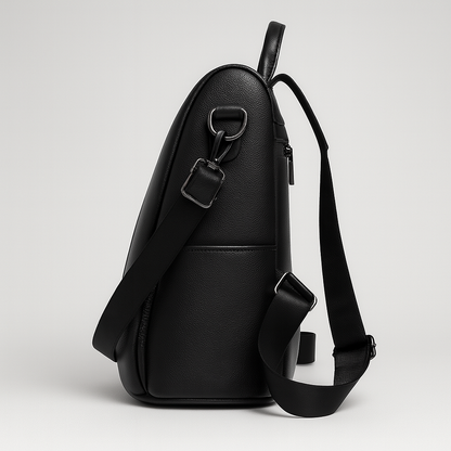 Ella | Anti-diefstal leren rugzak