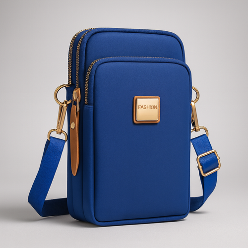 Stylish 3-layer shoulder bag