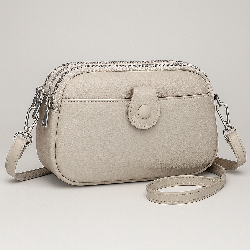 Jasmine | Vintage echte leren schoudertas voor dames