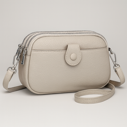 Jasmine | Vintage echte leren schoudertas voor dames