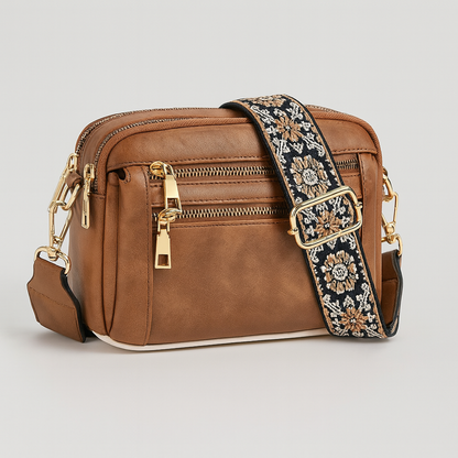 Maxine | Elegante leren schoudertas