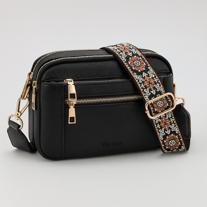 Maxine | Elegante leren schoudertas