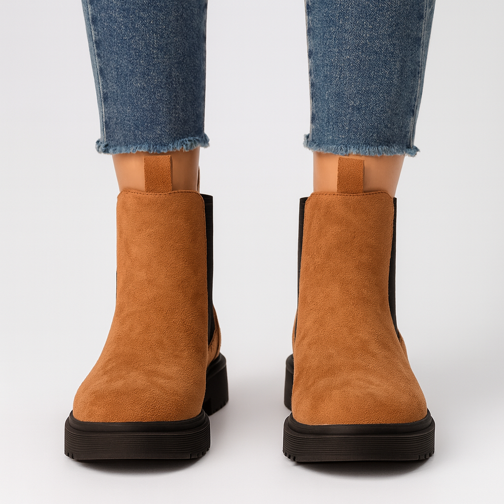 Kris | Elastische enkellaarsjes voor dames