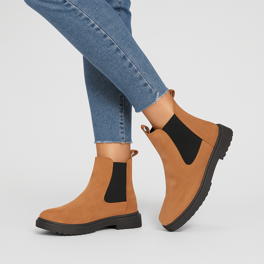 Kris | Elastische enkellaarsjes voor dames