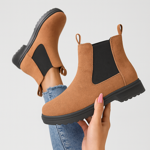 Elastic ankle boots for women