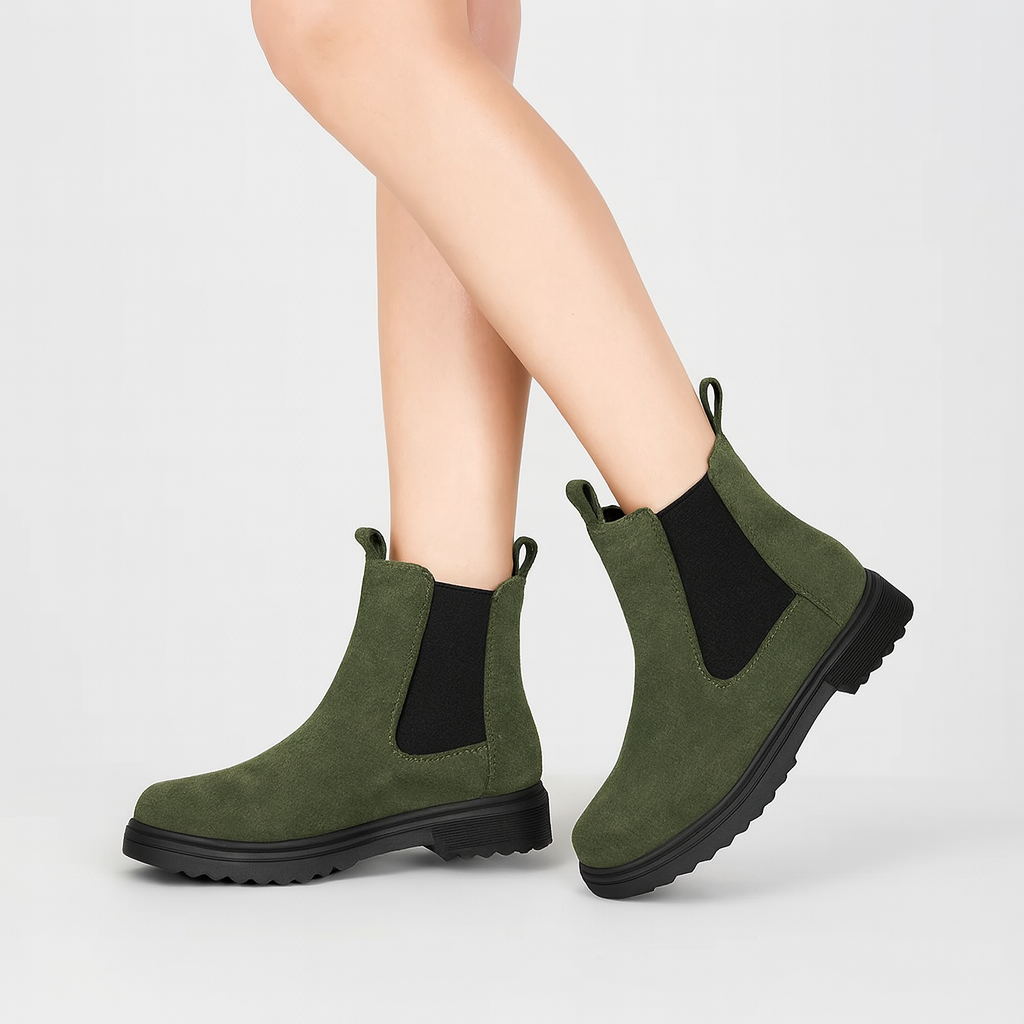 Kris | Elastische enkellaarsjes voor dames