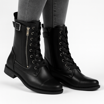 Lyn | Mid-hoog veterlaarzen