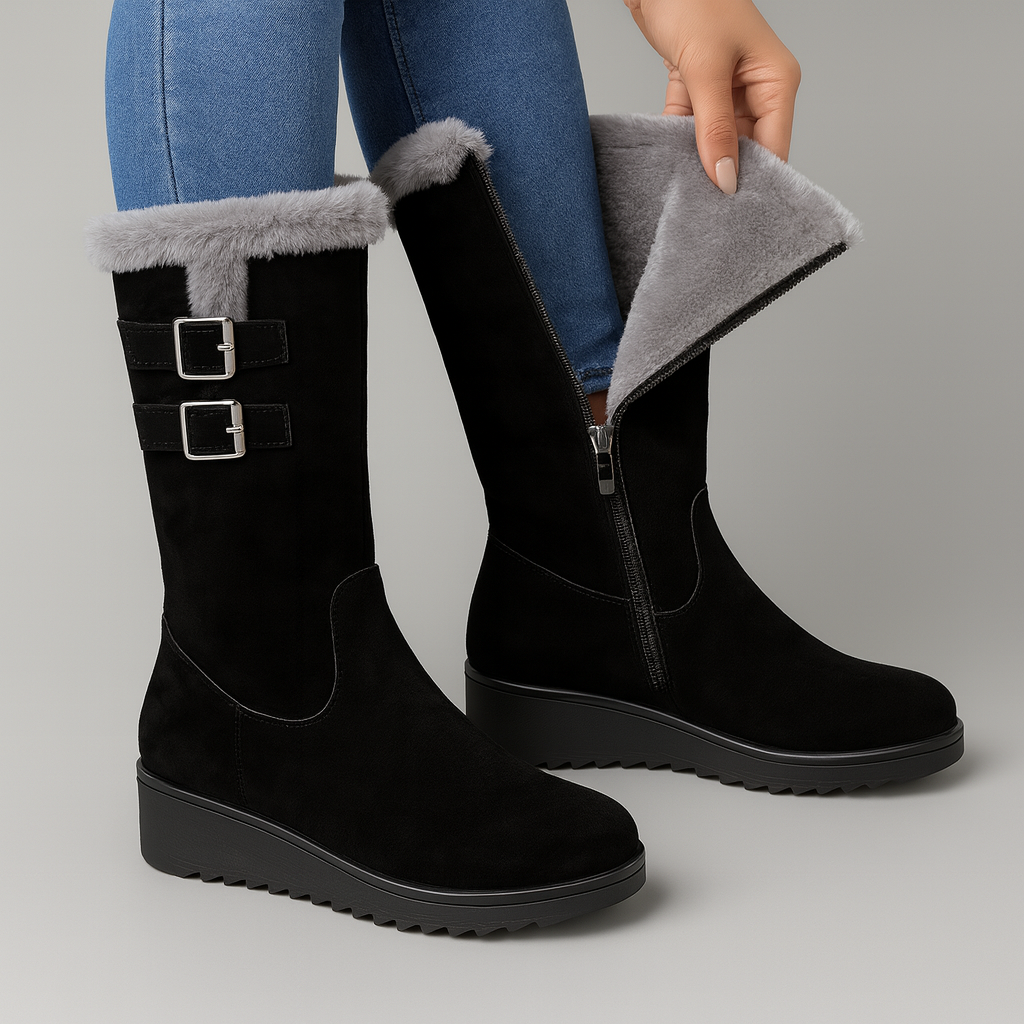 Lily | Laarsjes met middelhoog model