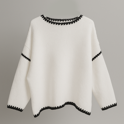 Arabella | Trui met lange mouwen van gebreide stof