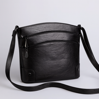 Lila | Organizer handtas met meerdere vakken