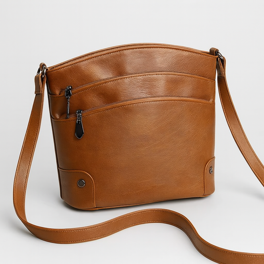 Lila | Organizer handtas met meerdere vakken