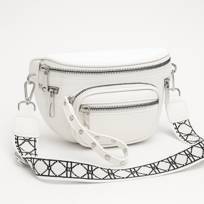 Gianna | Effenkleurige zadeltas