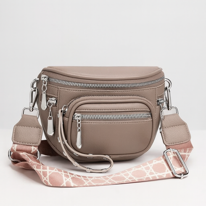 Gianna | Effenkleurige zadeltas