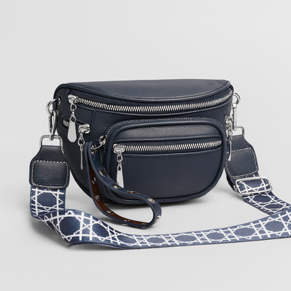 Gianna | Effenkleurige zadeltas