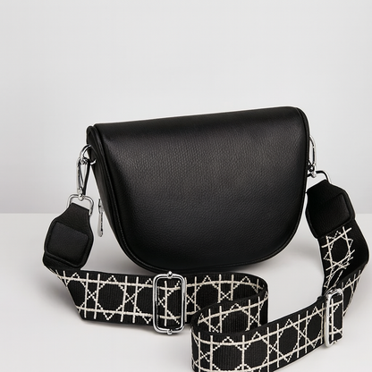 Gianna | Effenkleurige zadeltas