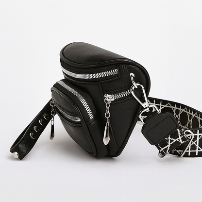 Gianna | Effenkleurige zadeltas