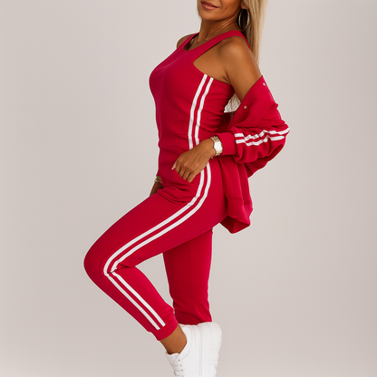 Mia | Gestreept 3-Delig Dames Set