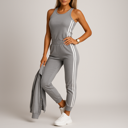 Mia | Gestreept 3-Delig Dames Set