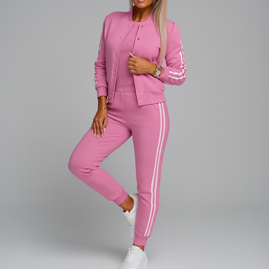 Mia | Gestreept 3-Delig Dames Set