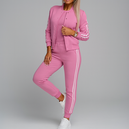 Mia | Gestreept 3-Delig Dames Set