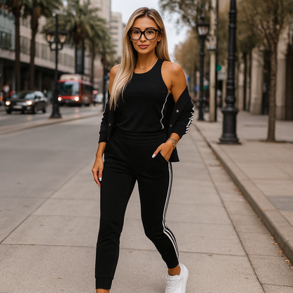 Mia | Gestreept 3-Delig Dames Set