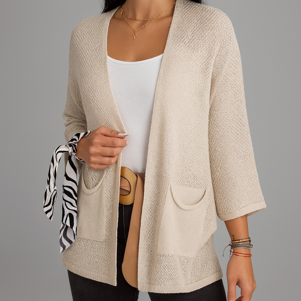 Alice | Casual open-front gebreide jas