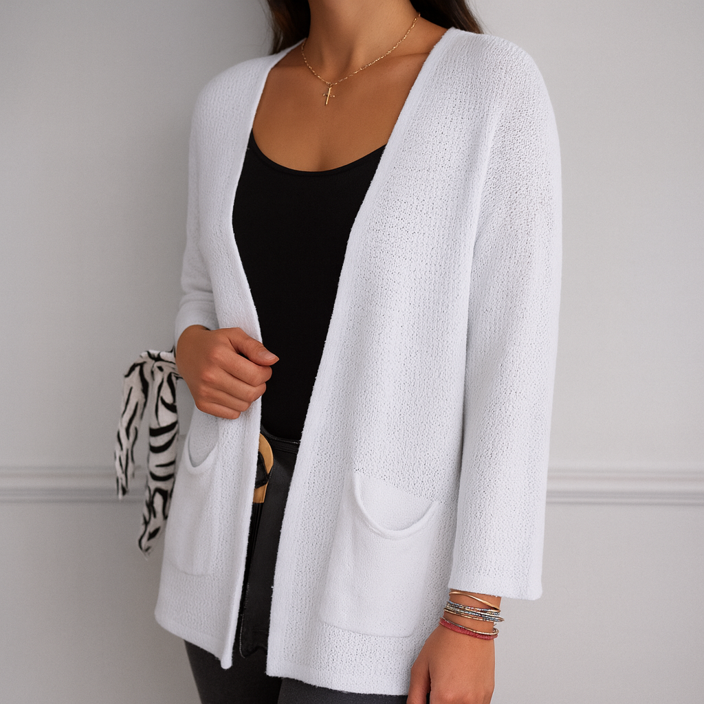 Alice | Casual open-front gebreide jas