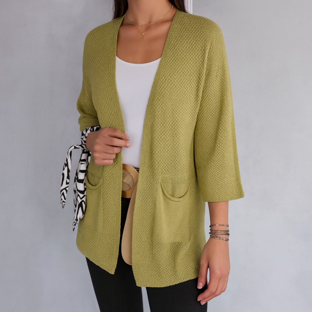 Alice | Casual open-front gebreide jas