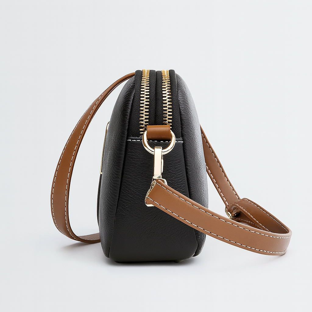 Catriona | Minimalistische schoudertas in schelpvorm