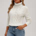 Arlene | Elegante gebreide coltrui
