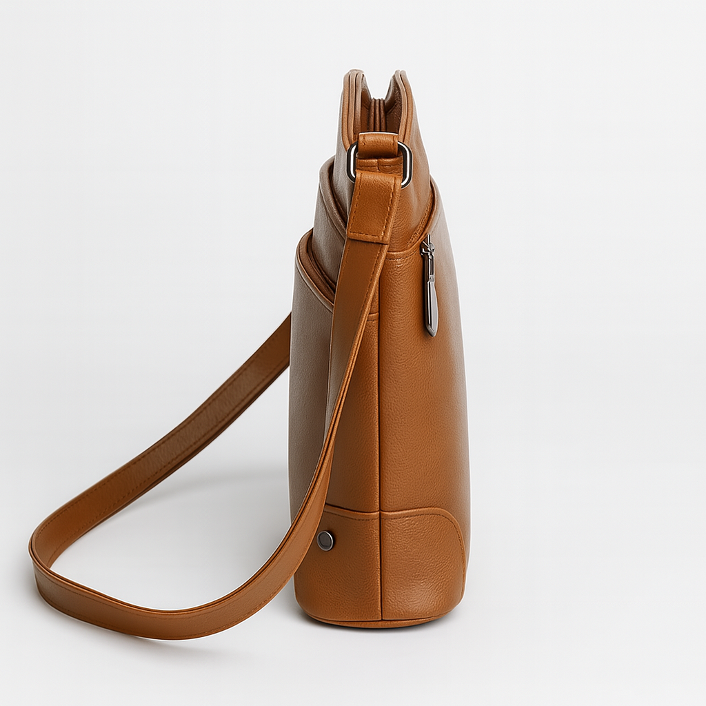 Lila | Organizer handtas met meerdere vakken