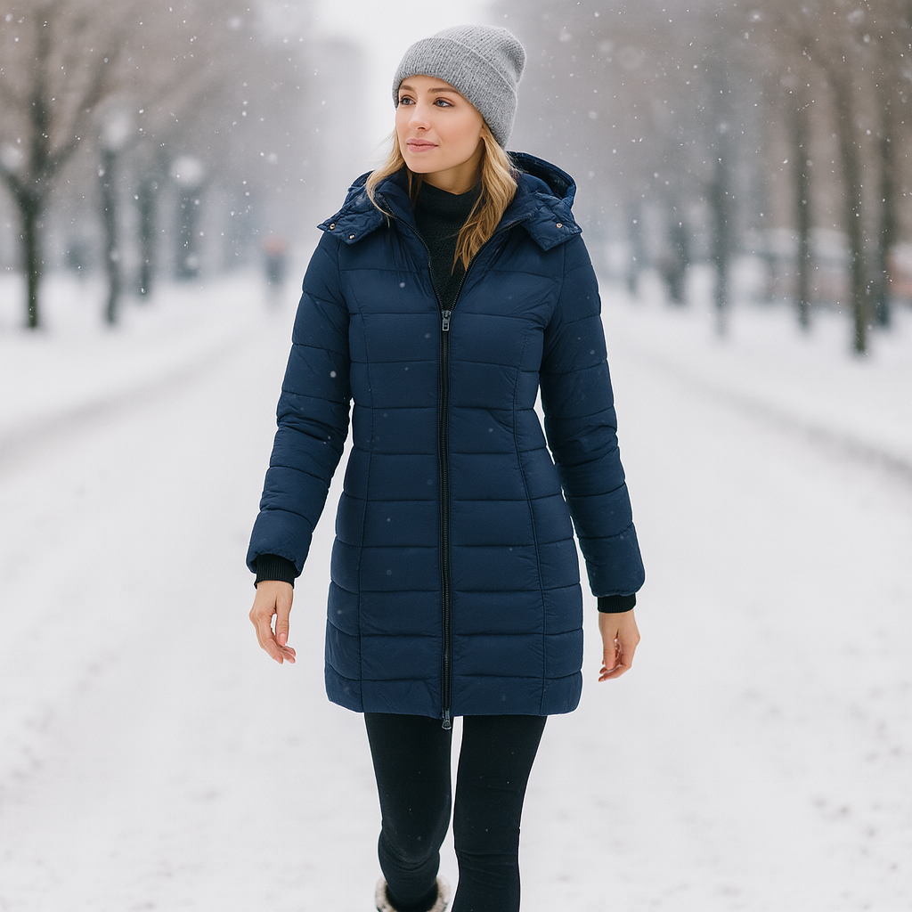 Myra | Lange donsjas