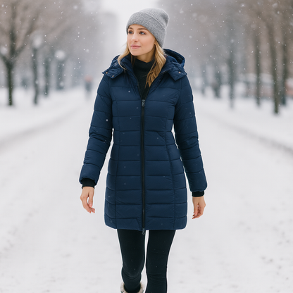 Myra | Lange donsjas