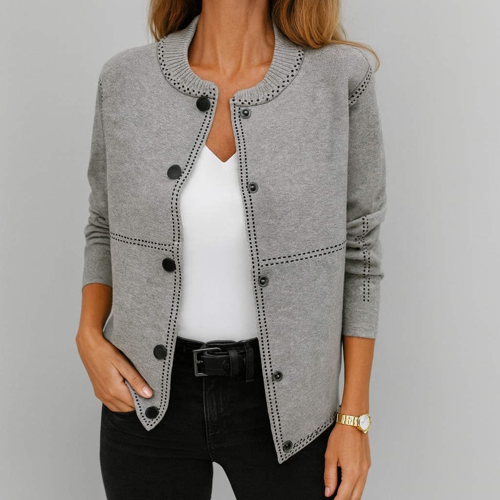 Alexa | Damesvest met knopen