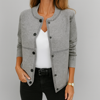 Alexa | Damesvest met knopen