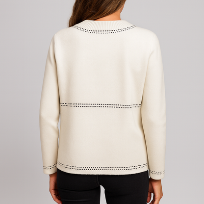 Alexa | Damesvest met knopen