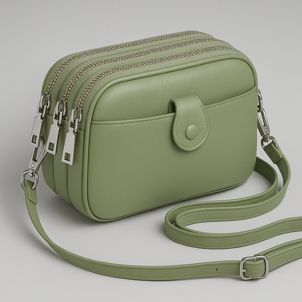 Jasmine | Vintage echte leren schoudertas voor dames