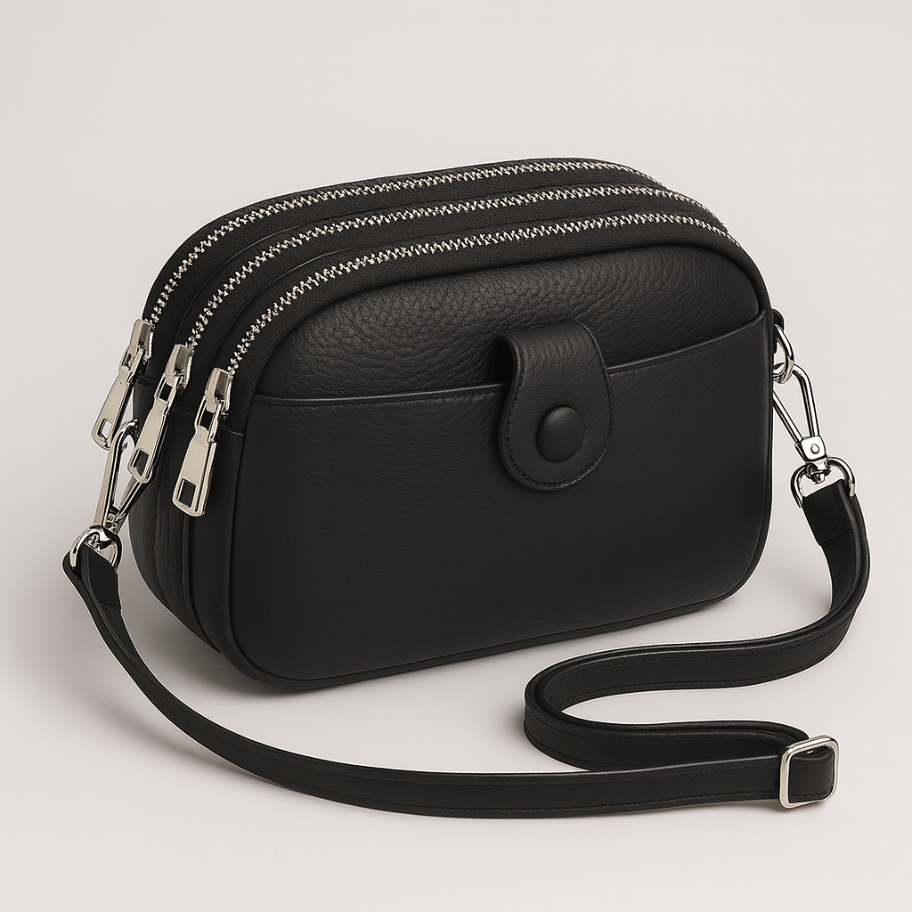 Jasmine | Vintage echte leren schoudertas voor dames