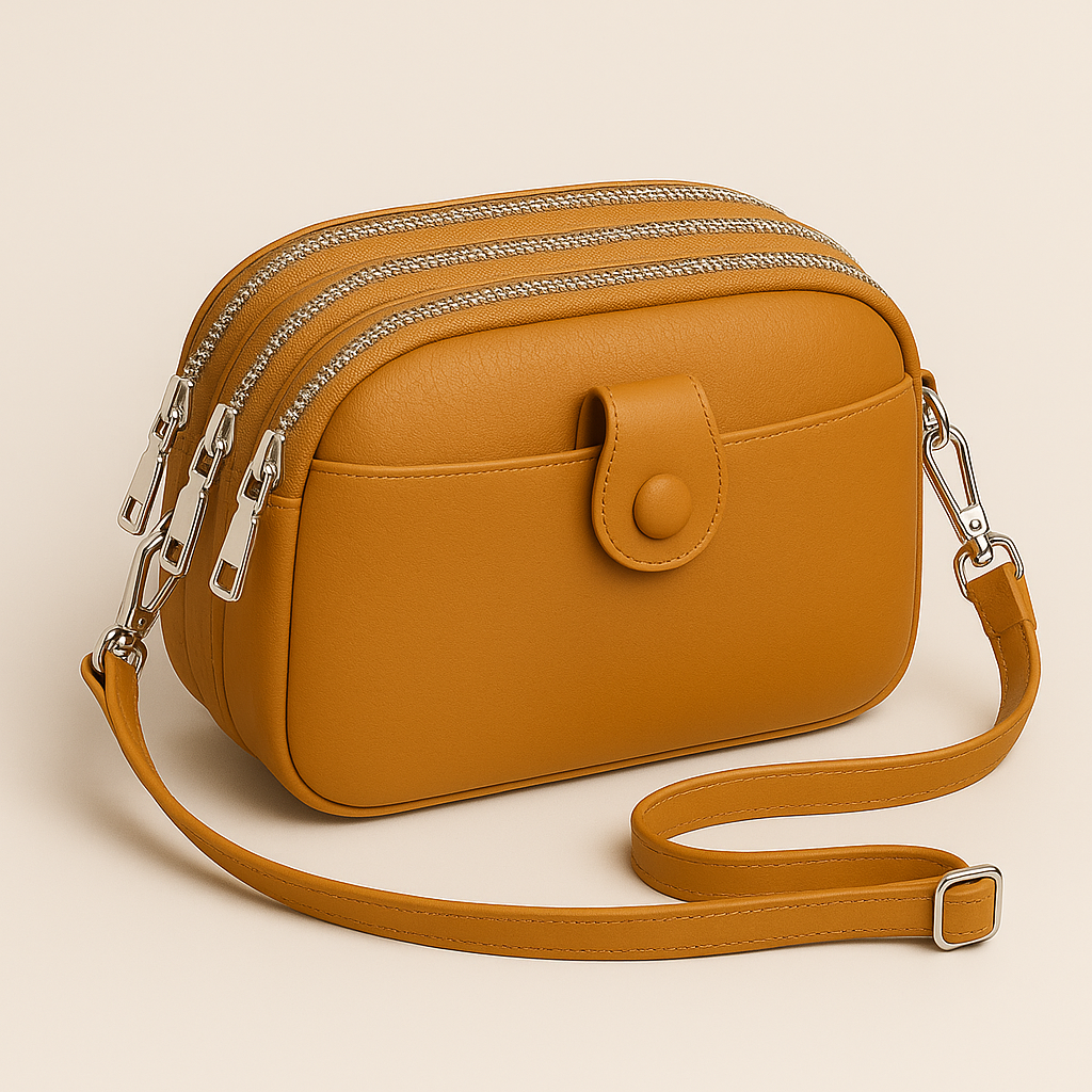 Jasmine | Vintage echte leren schoudertas voor dames