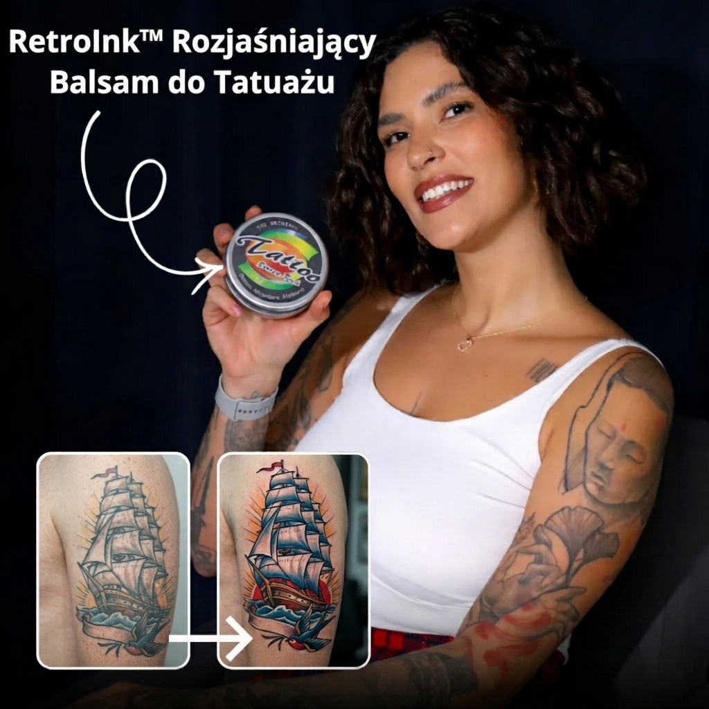 RetroInk | Rozjaśniający balsam do pielęgnacji tatuażu