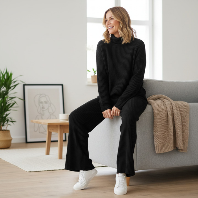 Anila | Tweedelige gebreide loungeset