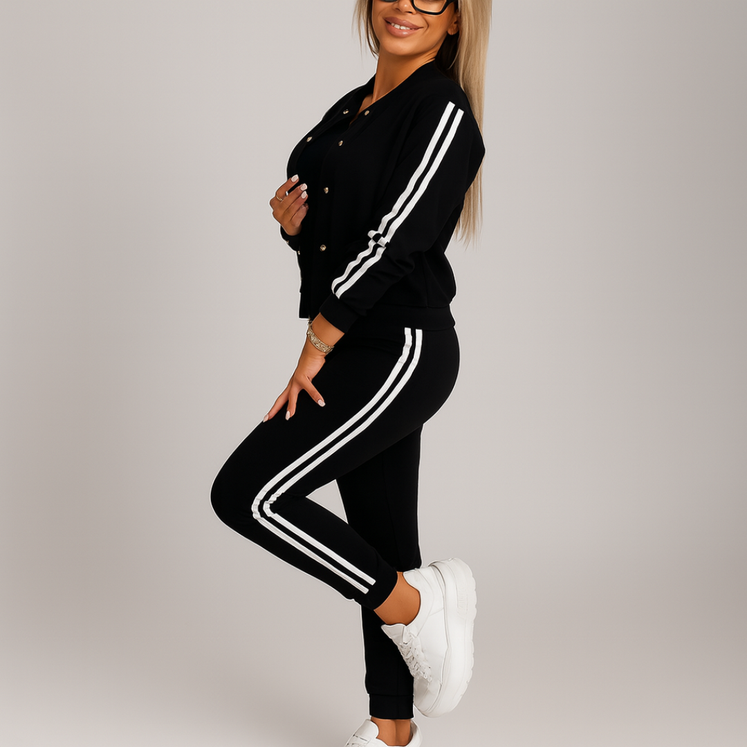 Mia | Gestreept 3-Delig Dames Set