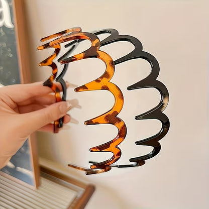 2-Piece Vintage Anti-Slip Headband Set