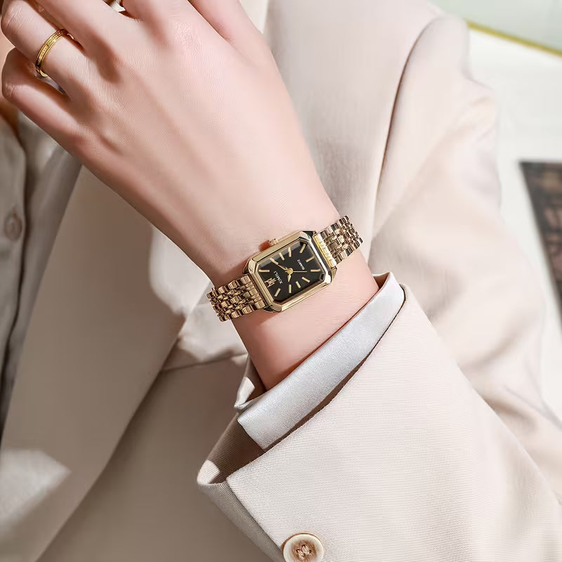 Stylish Five-Bead Bracelet Watch